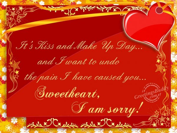 I Am Sorry Sweetheart 
