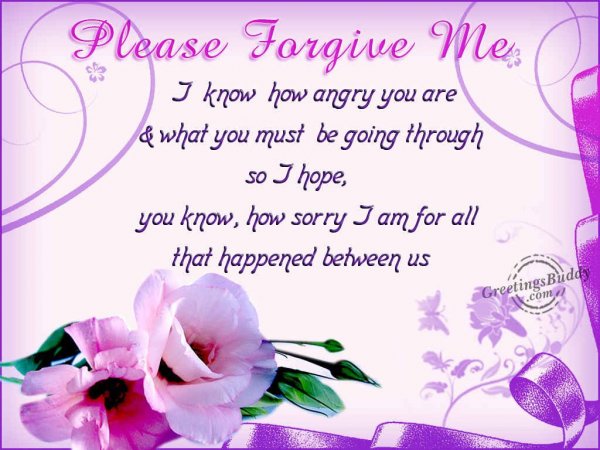 Please Forgive Me