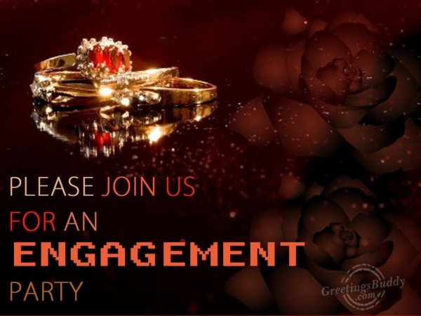 Please join us for an Engagement Party...