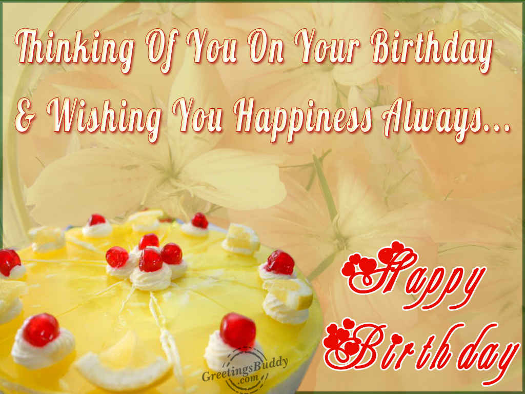 Wishing You A Happy Birthday - GreetingsBuddy.com
