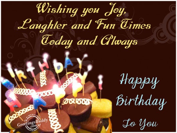 Wishing You A Joyful Birthday