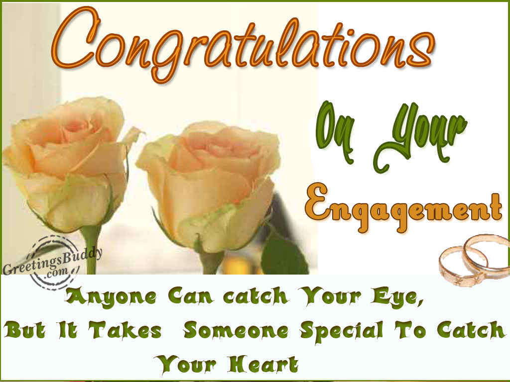 Congratulations On Your Engagement - GreetingsBuddy.com